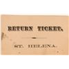 Image 1 : Steamer or Stage Return Ticket  (119747)