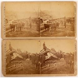 Stereoviews of Train Wreck  (117284)