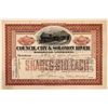 Image 1 : Council City & Solomon River Railroad Co Stock Certificate, Alaska, 1905  (111191)