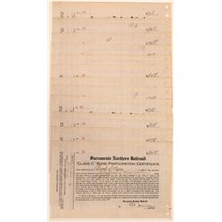 Sacramento Northern RR Bonds  (117216)