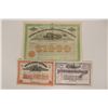 Image 1 : Two Colorado RR Stocks and a RR Bond  (117225)