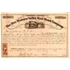 Image 1 : The Des Moines Valley Rail Road Company Stock Certificate, 1866  (110307)