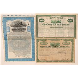Old Colony Rail Road Co. bonds  (110838)