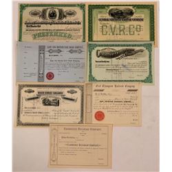New England Unissued Railroad Stocks, Mass. & VT.   (111196)