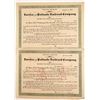 Image 1 : Eureka & Palisade Railroad Co -1st Mortgage Bond receipt  (83858)