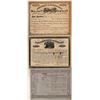 Image 1 : Three Nice Cincinnati Railroad Stock Certificates  (111244)