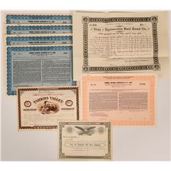 Tennessee Railroad Stock Certificate Group  (117892)