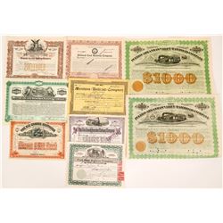 Western Railroads Stock Certificates  (117232)
