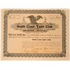 Image 1 : South Coast Yacht Club Stock Certificate, Los Angeles, 1903  (111757)