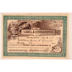 Schmidt Label & Lithographic Co. Stock  (119770)