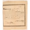 Image 1 : Asylum Company 1801 (YES 1801) stock certificate!  (119420)