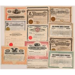Alaska Mining Stock Collection  (117912)