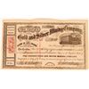 Image 1 : People's Gold & Silver Mining Co Stock, Monitor District, 1865  (111811)