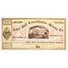 Image 1 : Bodie Bluff Consolidated Mining Stock, Leland Stanford Signature  (82022)