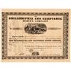 Image 1 : Philadelphia and California Mining Stock  (105584)