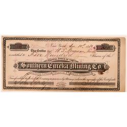 A Southern Eureka (Atlantic & Pacific) Mining Company stock certificate  (110530)