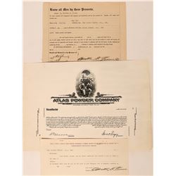 Atlas Powder Company (Rare Specimen Proof) - Delaware 1925  (111770)
