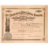 Image 1 : Gouldsboro Silver Mining Co. Stock Certificate, 1880  (110043)