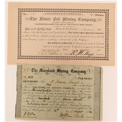 Maryland Mining Stocks  (117871)
