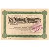 Image 1 : Mohawk Mining Co Stock, Michigan, 1900, Green, Very Rare, 1 Known  (111750)