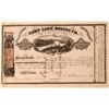 Image 1 : Carp Lake Mining Co Stock Certificate, Ontonagon, Michigan 1863   (111786)