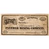 Image 1 : Panther Mining Co Stock, Cornucopia District, Elko County, Nevada, 1877  (111773)