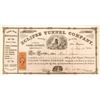 Image 1 : Eclipse Tunnel Company Stock Certificate  (117186)