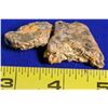 Image 1 : Two Leaf Gold in Quartz Specimens, 1.16 Troy Oz  (119013)