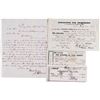 Image 1 : Four Scarce California Gold Rush Documents  (78115)