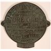Image 1 : Truax Ore Car Concave Circular Brass Tag  (120054)