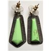 Image 1 : Modern Gaspeite Earrings  (119485)