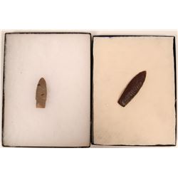 Two Colorado Points Arrowheads  (117347)