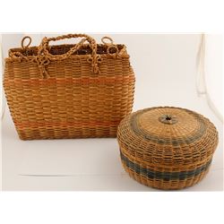 Colored Northeastern Basket Duo  (56802)