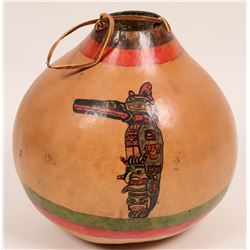 Hand Painted Gourd  (119643)