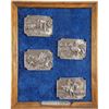 Image 1 : Charles M Russell Belt Buckles (4)  (89846)