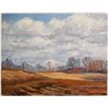 Image 1 : Bre Trees in Winter Grove - Oil on Canvas by La Verne Lane  (80808)