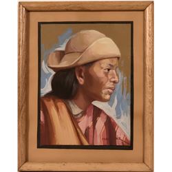 Portrait of Woman in Hat, Levoyer  (119003)