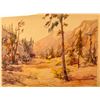 Image 1 : Carl Walline Original Western Watercolor  (49918)