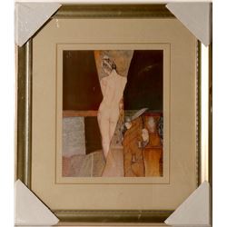 Arte Deco Style Print of Nude  (109862)