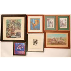 Group of Western Prints (8)  (119012)