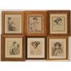 Image 1 : Gold Framed Art (6)  (117148)