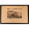 Image 1 : Pencil-signed Etching, "The Trail"  (116034)
