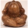 Image 1 : Vintage Carved Teak Wood Sumo Wrestler  (119608)