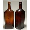 Image 1 : Two J.A. Gilka Red & Brown Scene Bottles  (117942)