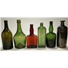 Image 1 : Group of Six Schnapps, Whiskey, Bitters Bottles  (119657)