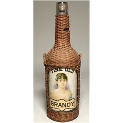 Label Under Glass Brandy Bottle  (119659)