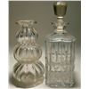 Image 1 : Two Clear Glass Decanters  (117951)