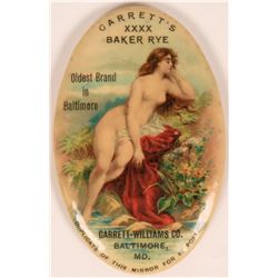 Whiskey Nude Pocket Mirror  (119083)