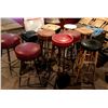 Image 1 : Vintage Saloon Bar Stools - (10)  (108391)