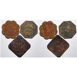 Ash Fork Tokens:  Palace Bar, Blarney Castle Saloon.  (117769)